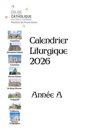 Calendrier 2026