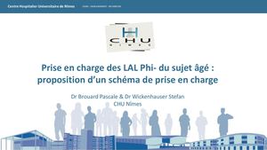 RR LAM EST 25 : Prise En Charge Des Lal Phi Du Sujet âGé Proposition D’un Schéma De Prise En Charge - Brouard Pascale et Wickenhauser Stefan