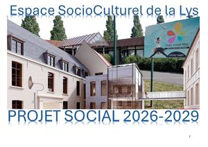 Projet Social de l'Espace SocioCulturel de la Lys