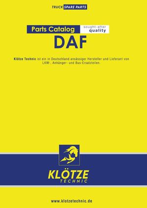 Klotze Technic Daf Catalog