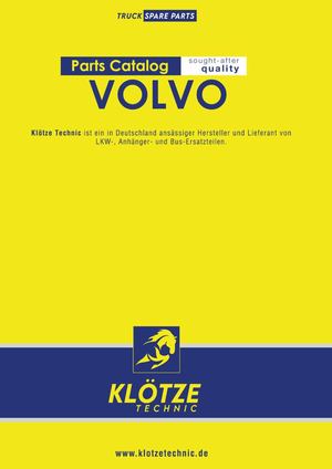 Klötze Technic Volvo Spare Parts Catalog