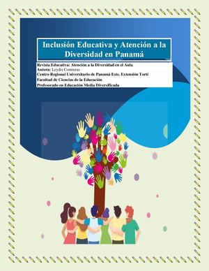 Inclusión Educativa Y Atención A La Diversidad En Panamá