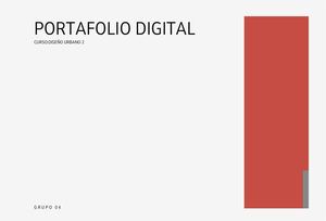 Portafolio Diseño Urbano 2