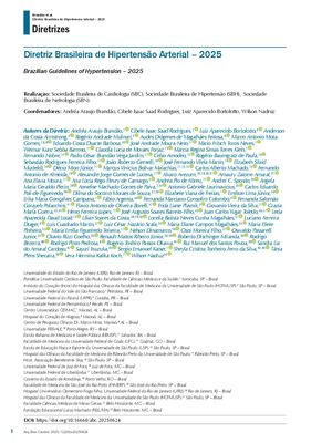 Diretriz Brasileira De Hipertensão Arterial – 2025