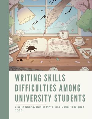 Writing Skill Difficulties Among University Students