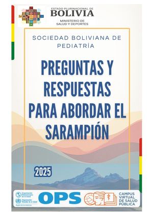 Preguntas y Respuestas para abordar el Sarampión
