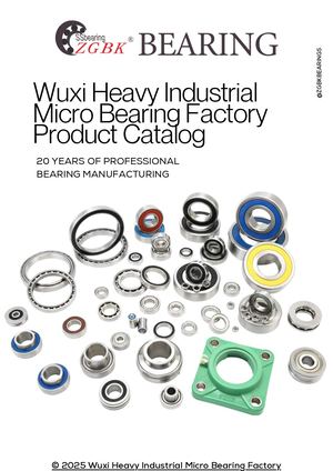ZGBK BEARINGS Briefing Catalog