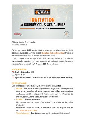 CDL - LA Journée CDL & ses clients