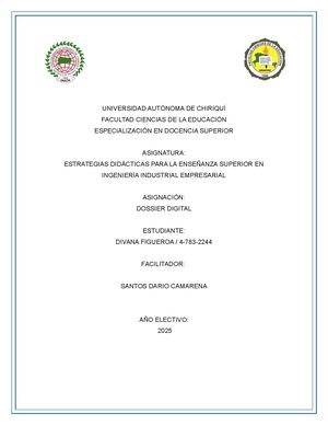 Dossier- Estratégias Didácticas