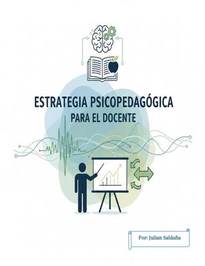 Estrategias Psicopedagógicas para el docente.