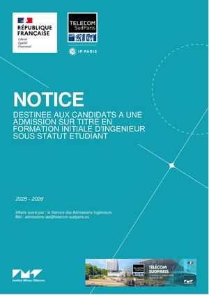 Notice AST FISE 2024 2025