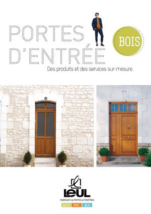 Catalogue Porte d'entrée Bois