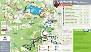 Carte VTT - Salagou