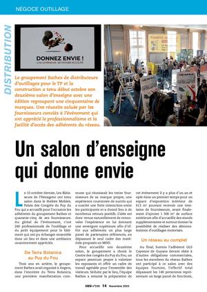 BATHEX, un salon d'enseigne qui donne envie - BBI 220 Novembre 2025
