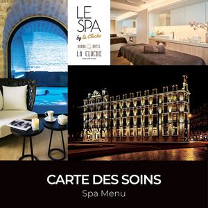 Carte Spa by la Cloche 2025