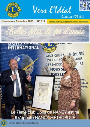 Vers L' Ideal N°312 Novembre Décembre 2025