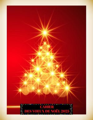Novembre Décembre 2025 Cahier Voeux De Noël