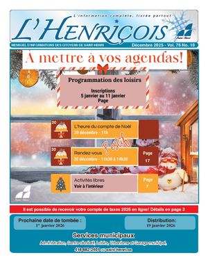 Henriçois Décembre 2025