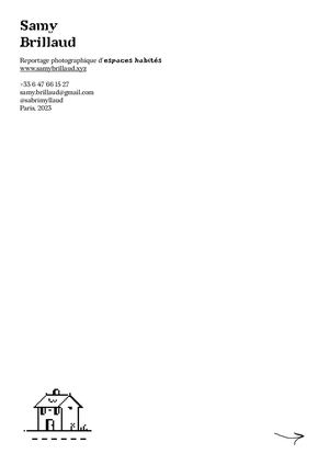 Reportage photographique d'espaces habités