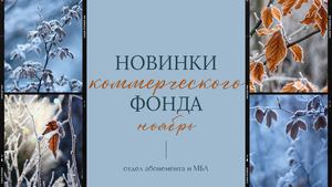 Новинки коммерческого фонда. Ноябрь