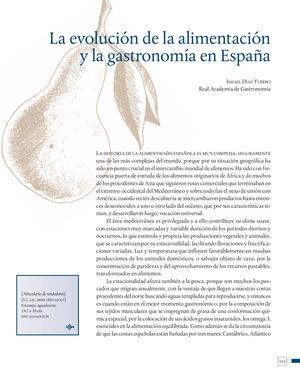 La evolución de la alimentación y la gastronomía en España