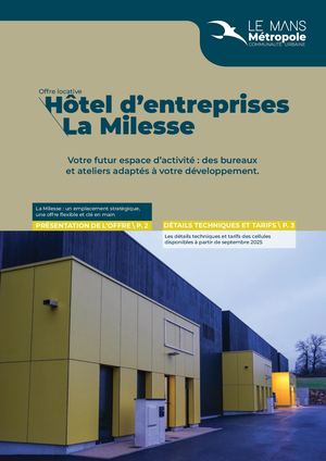 Hôtel d'entreprises de La Milesse