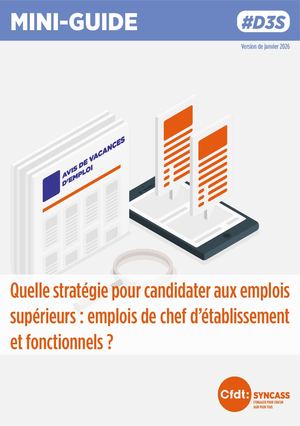 D3S - Quelle stratégie pour candidater aux postes de chef d’établissement et aux emplois fonctionnels ?