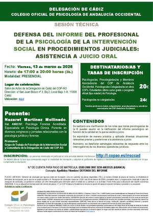 2026 03 13 St Is 977 Ficha Difusión Intervención Social Defensa Del Informe