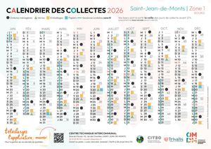 Calendrier Collecte 2026 Sjdm