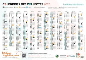 Calendrier Collecte 2026 Bdm