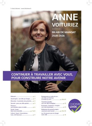 Anne Voituriez -Bilan de Mandat 2020 2026