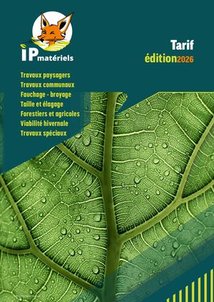 Tarif Innovations et Paysage 2025