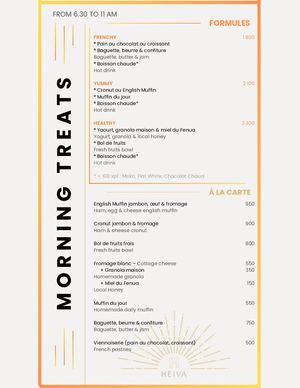 MENU (Heiva Lounge Bar - HHT)