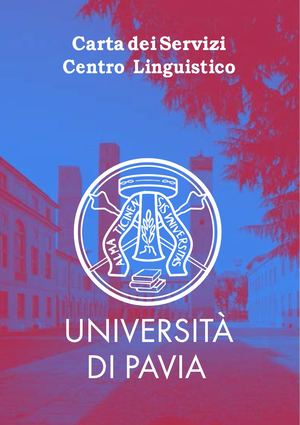 Carta Dei Servizi Centro Linguistico