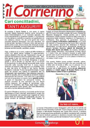 Il Corrierino Dicembre 2025. Anno 27 03/2025