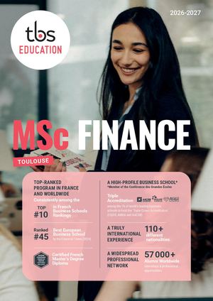 Tbs Education Msc Finance 2025