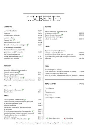 Carte Umberto 2025 Fr