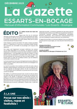 La Gazette Décembre 2025