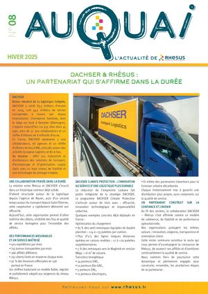 News Au Quai N°8 Déc 25