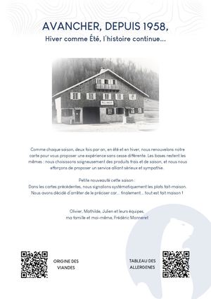 Avancher - Carte E25 - FR