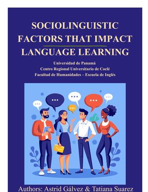 Sociolinguistic Factors That Impact Language Learning