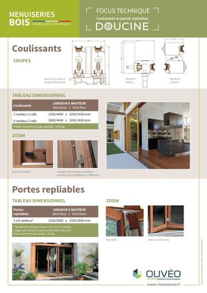 Doucine Coulissants - Focus Technique