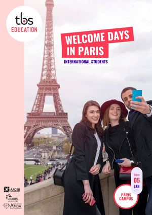 Spring 2026 Welcome Guide Paris