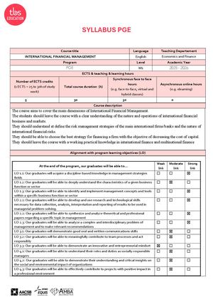 International Financial Management