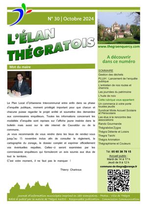 Élan Thégratois N°30 - Octobre 2024