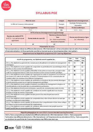 Le Mix Du Commerce International