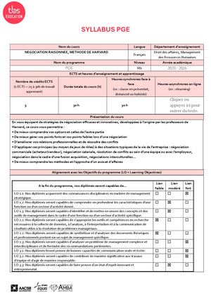 Négociation Raisonnée, Méthode De Harvard FR