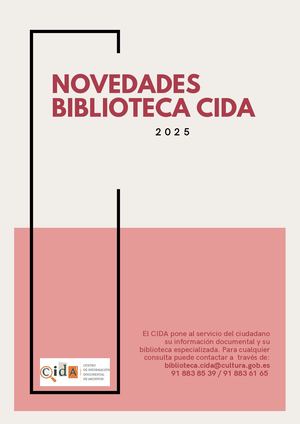 Novedades Cida 2025
