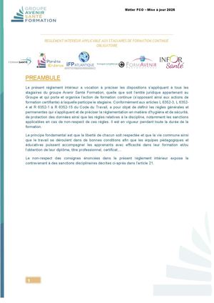 Reglement Interieur Fco V20230927