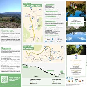 Chemin De Randonnées  De La Garde Freinet à Grimaud En Passant Par La Roche Percée